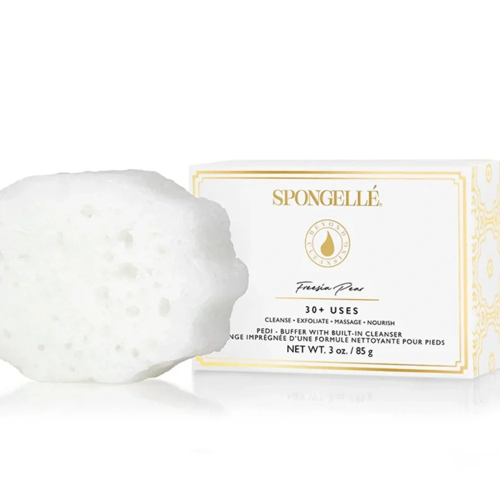 Spongelle Freesia Pear Cleansing Pedi Buffer